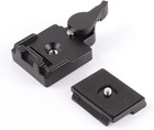 Quick Release Plate With Clamp Adapter For Manfrotto 200pl-14 323 Rc2 System Tri