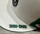 Sz 7 3 4 Nwt Negro League Baseball Museum Team Logos Fitted Mens Hat Green white