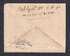 India Used In Burma 1930 1a Ps Cover Moulmein To Calcutta India