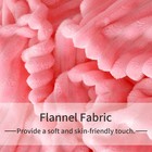 Fuzzy Plush Flannel Throw Blanket  Crib throw twin Size  17 Colors
