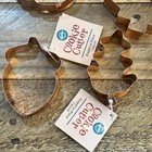 Vintage Wilton bakers Secret Handcrafted Copper Plated Cookie Cutter Lot Of 9