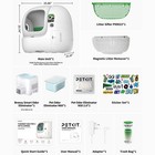 Petkit Purobot Max Pro 2 Self-clean Cat Litterbox W faceid 210  w 5g Wifi Odorfre
