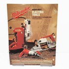 Vintage Milwaukee Heavy Duty Electric Tools Advertisement Catalog Guide  1997r