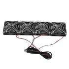 Router 4 Fans Pc Cooler Usb Power Heat Sink Wired Cooling Silent Power Usb 5v Dc