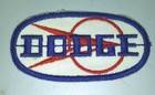 Vintage Embroidered Automotive Gasoline Patch Unused - Dodge 