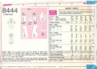 Vintage 1969 Simplicity Sewing Pattern 8444 Misses Dress In Three Styles Size 10