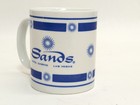 Vintage Sands Hotel Casino Las Vegas Coffee Cup Mug - Blue   White