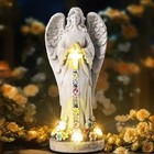 Angel Garden Statues Outdoor Cemetery Decorations For Grave 8 2  Resin Prayin   