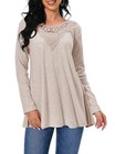 Casual Long Sleeve Tunic Tops For Women - Loose Fit Shirts Perfect For Leggings