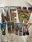 Vintage New York City T-shirt Xl     Nyc 1990s Times Square  Central Park   More