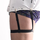2pcs Men Hidden Shirt Stays Holder Garters Belt Non Slip Elastic Locking Clamps