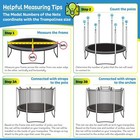 Replacement Enclosure Surround Safety Net Only For 7 5ft Frame 6 Pole Trampoline