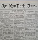   The New-york Times   Newspaper  Thursday  July 3  1873 - 8 Pages
