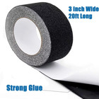 3 Inch X 20 Ft Anti Slip Grip Tape Heavy Duty Non Skid Stair Safety Tape Black