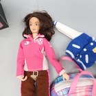 Breyer Model Horse Tack Accessories Lot W  Blankets  Saddle Pads  Rider Doll