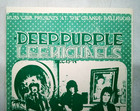 Deep Purple 1968 Shades Of Purple Tour Concert Handbill  Grande Ballroom  Mi