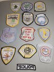 Lot Of 13 Embroidered Police Patches New   Free Shipping                P5