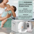 Evegrok Wearable Electric Breast Pump  Hands Free Breast Pump