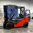 2019 Toyota 8fgu25 5000lb Used Pneumatic Forklift Sideshift Lp Gas