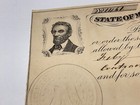 Lincoln Lithio Natchez Ms Reconstruction Board Of Supervisor  Corner 1870 Seal