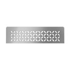 Schluter Shelf-n Brushed Stainless Steel Floral Niche Shelf