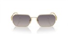 Prada Pr A51s Zvn30c Pale Gold Purple Gradient Women s Sunglasses 58mm New