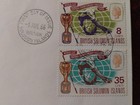 966 British Solomon Islands World Cup Fdc Crown Agents Bureau Goalkeeper 1 Jul 6