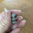 Vintage Pewter Owl Small  Miniature Figurine Heavy Weight