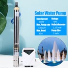 3  Dc Solar Water Pump 48v 600w Submersible Deep Bore Well Pump  mppt Controller