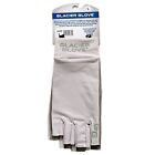 New Glacier Glove Ascension Bay Fingerless Sun Gloves - Light Gray Size Large