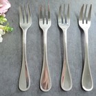 Christofle Perles 12pcs Silverplate Flatware Cake Fork Very Good