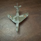 Dinky Toys Hawker Hunter Military Airplane Diecast Toy Model Green   Gray