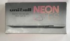 Vtg Faber Castell Uni Ball Neon Lites 60080 Ub-105 Metal Roller Shocking Pink