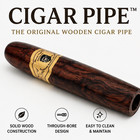 3inch   5inch Wood Smoking Pipe Tobacco Cigarettes Cigar Pipes Enchase Gift