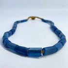 Bida Glass Blue Trade Beads Nigeria