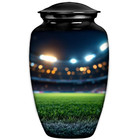 Custom Text For New York Yankees Baseball Theme Style Black Urn With Bag