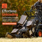 Superhandy 48v Electric Utility Cart Power Wagon 660 Lbs Capacity