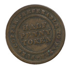 1813 Canada Nova Scotia Trade   Navigation Halfpenny Token Breton-965 Ns-21a4