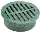 Nds 6 In  Green Round Polyethylene Drain Grate