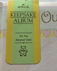 Vintage Hallmark Adopted Baby Memory Book Rocking Horse Unisex 1982 Unused Box
