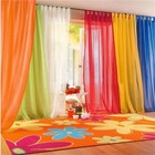 1 2 Pcs Sheer Voile Window Panel Curtains Drape 79   Scarf Many Colors