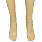Women Anklet Flat Chain Payal Barefoot Fashion Ankle Bracelets Foot Jewellery