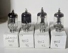 4- Vintage Tested Strong Unbranded 9002 Amplifier Amp Audio Vacuum Tubes