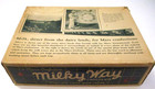 Vintage Milky Way Chocolate Candy Bars Complete Box   Holds 24 - 5 Cent Bars