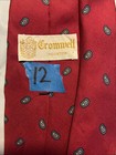 Cromwell Red Paisley Pattern Men s Tie With Small Motifs