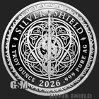 2026 Silver Shield Epstein Redacted - 1oz  999 Silver Proof - Pre Sale