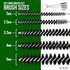 12 Piece Airbrush Cleaning Kit - Cleaning Needles  Cleaning Brushes  Wash Needle