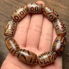 Tibetan Agate Dzi Bead Bracelet One To Nine Eye Family Set Carnelian