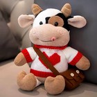 Anime Style Kawaii Cow Plush Toy Cute Stuffed Animal Doll Gift