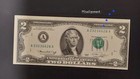 1976  2 Federal Reserve Note Misalignment Error Boston Uncirculated Condition 